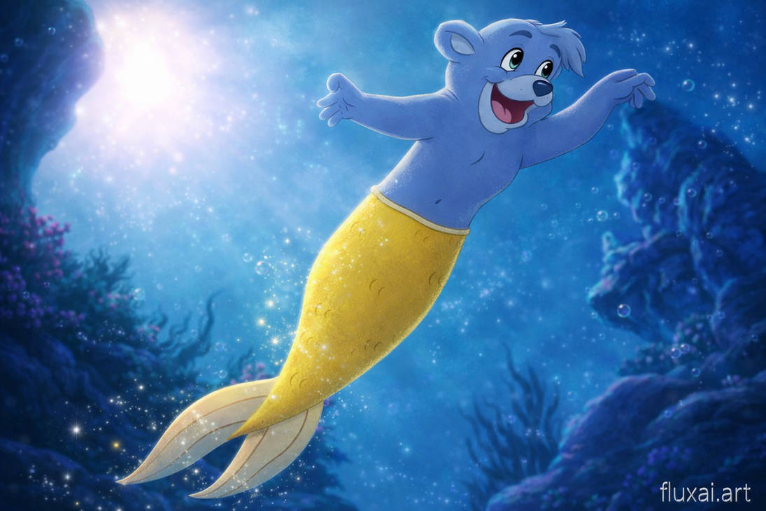 Dj Merbear Gusto Merbear is Swimming in FluxAI by Quiydaartestman on DeviantArt