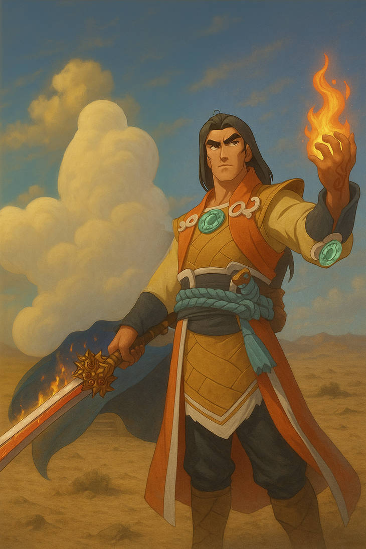 Nomad Zhin with Pyromancy by Zarth255 on DeviantArt