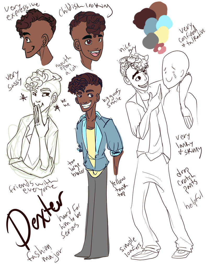 Decatur Character Designs Character Design: Dexter by Sambone96 on DeviantArt