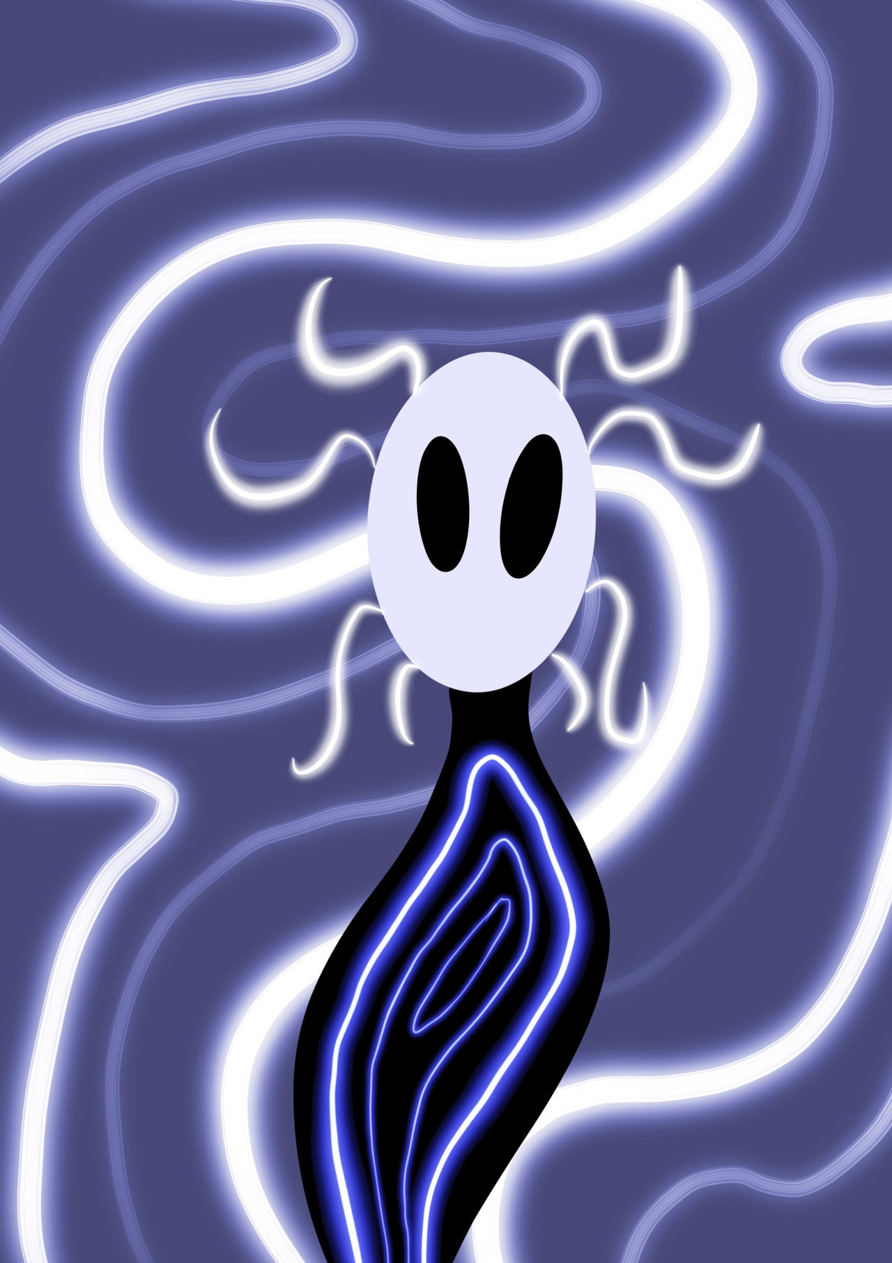 Blue Wave Glow Bug by meganlowesmith on DeviantArt