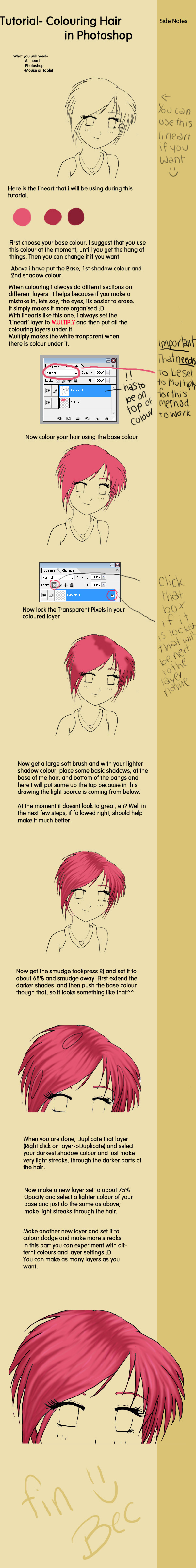 Tutorial- Colouring Hair