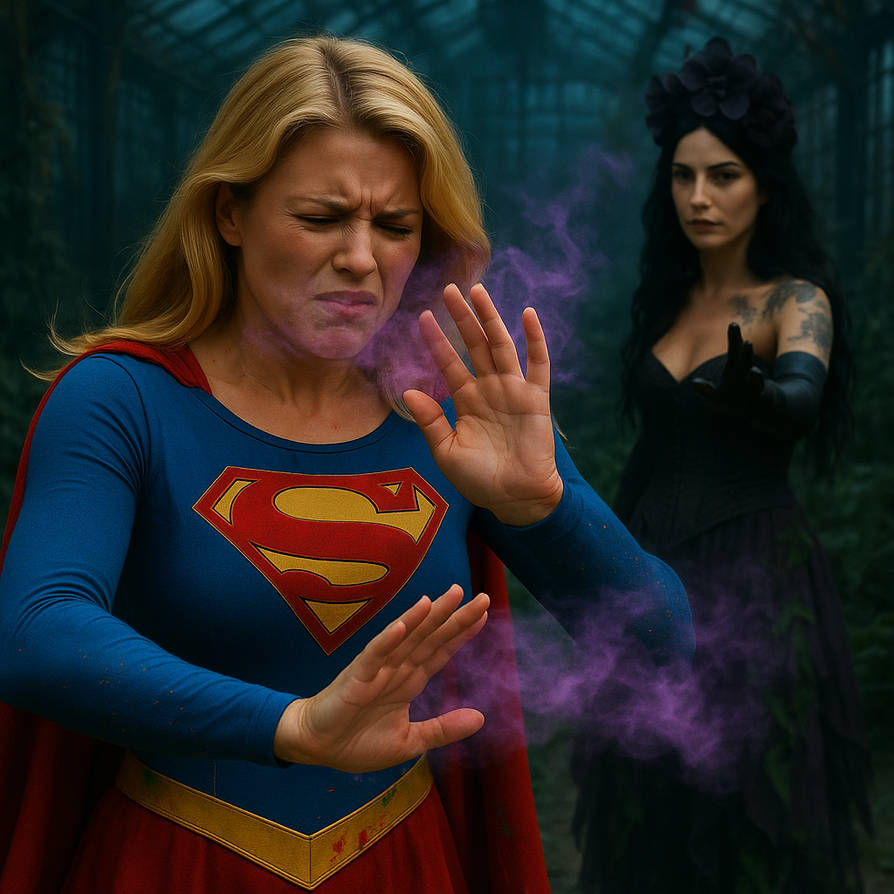 Peril Defeated Supergirl Defeated by Black Orchid by AISuperheroinePeril on DeviantArt