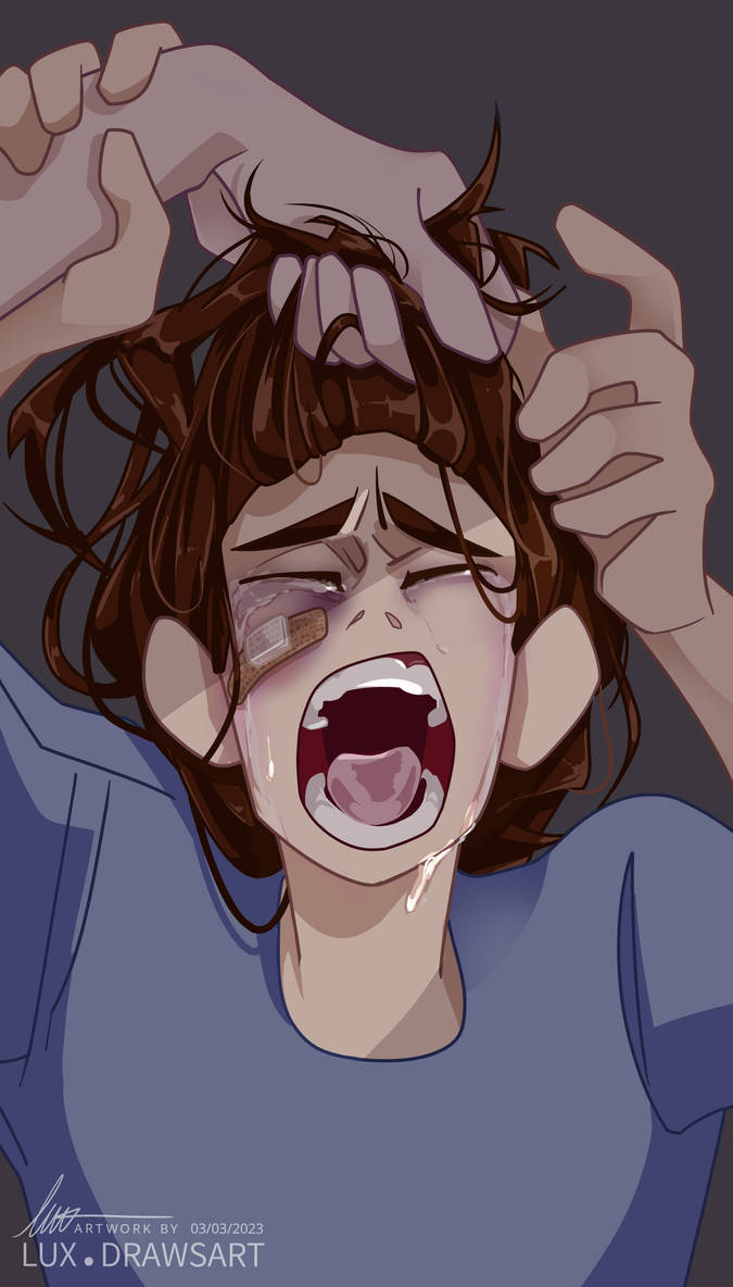 Hair Fight Deviantart Pulling hair by Luxdrawsart on DeviantArt