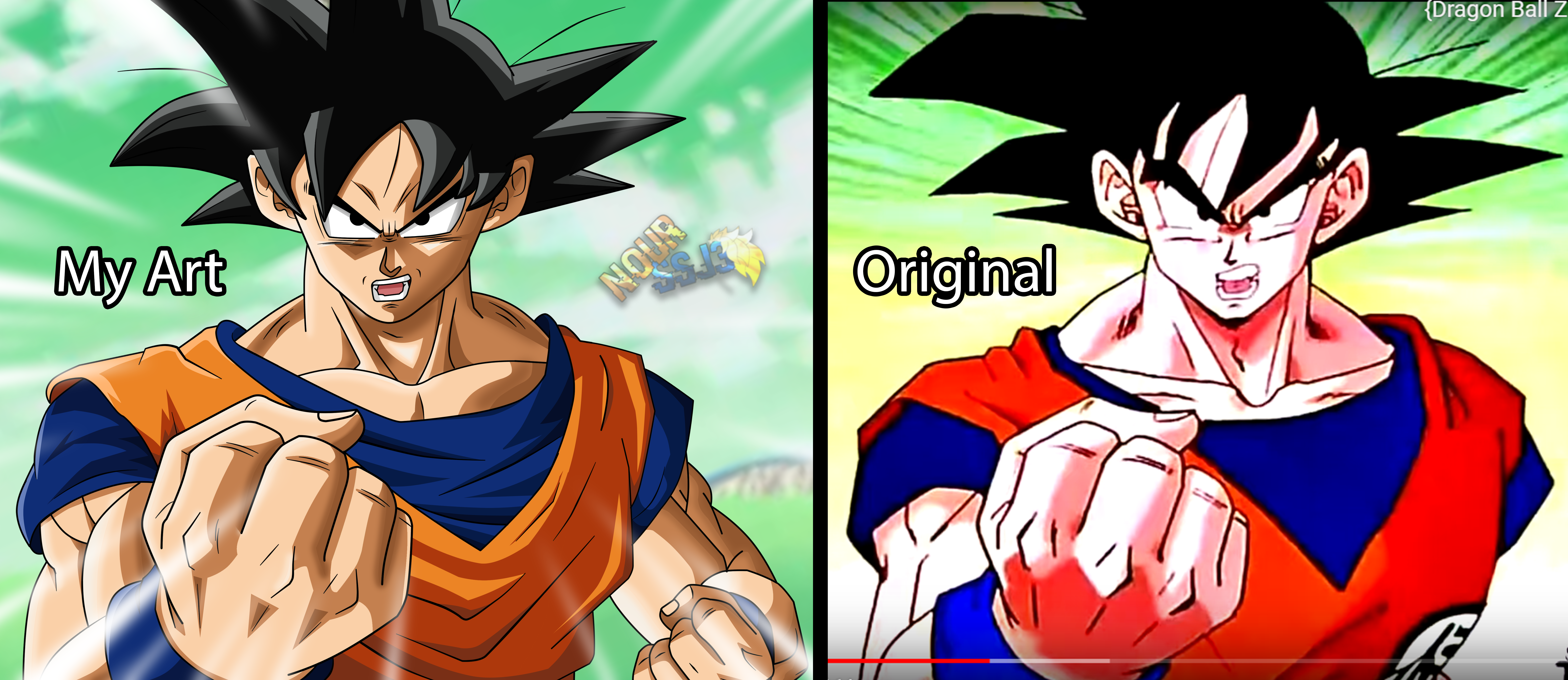 Como Vegeta se compara a Goku?