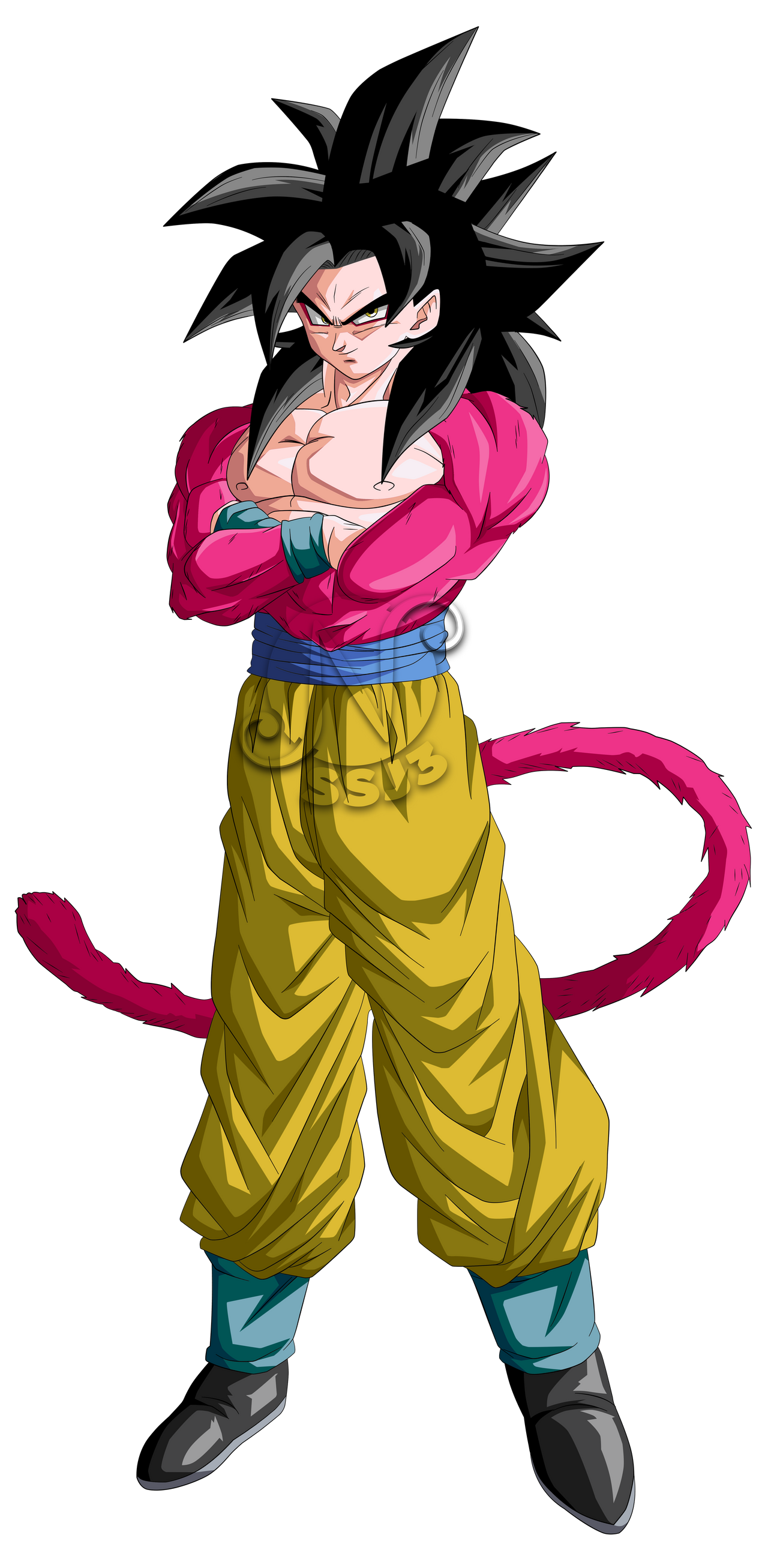 Ffe Rendr Goku Ssj4 Render by nourssj3 on DeviantArt