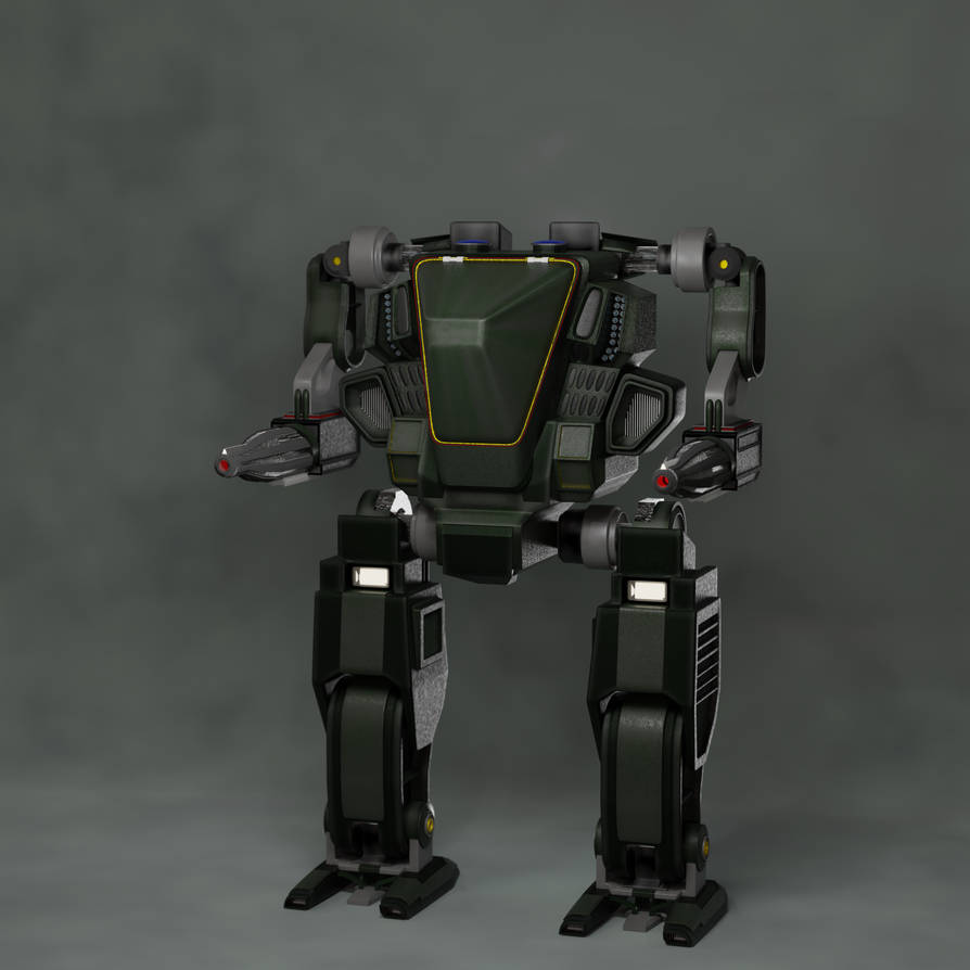 First Mech by CyberneticLizard on DeviantArt