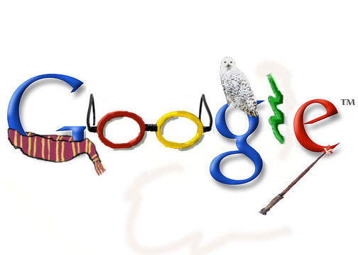 Google Doodle for Harry Potter