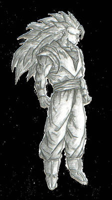Goku in the space