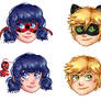 Miraculous Ladybug Stickers!