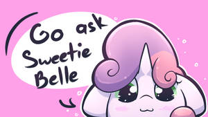 Header: Go Ask Sweetie Belle