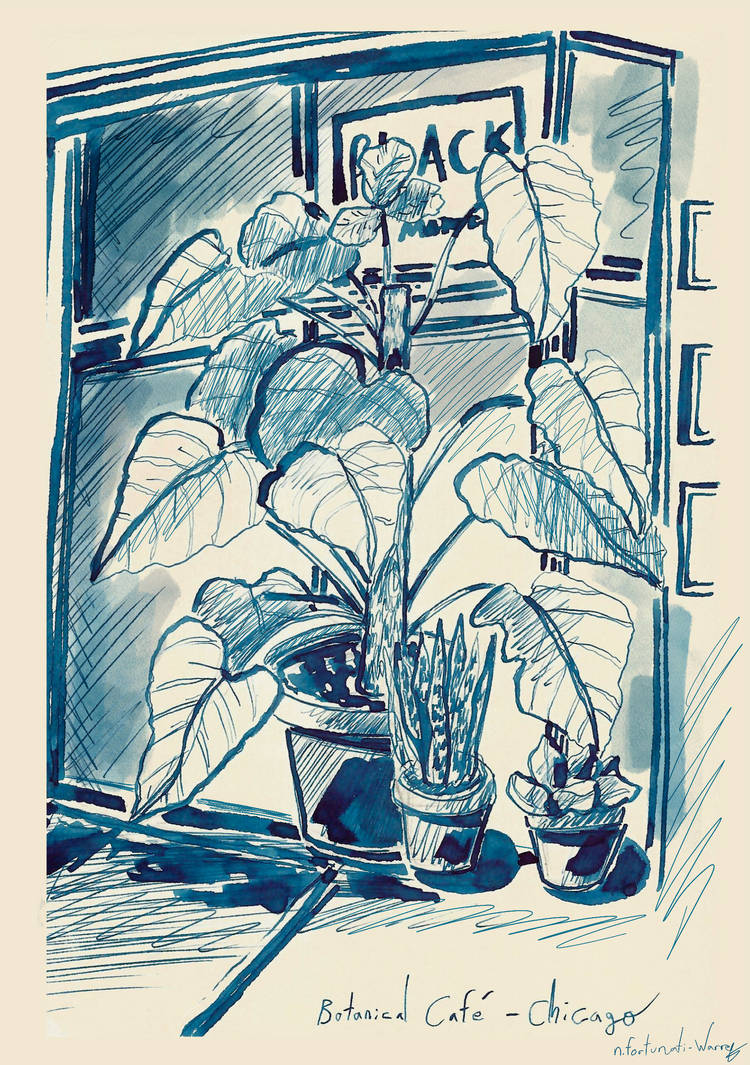 Botanic Cafe - Chicago by nickifortunatiwarren on DeviantArt