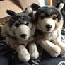 My two Unitoys wolves Wolfie and Shadow