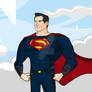 Superman Henry Cavil DCAU Style