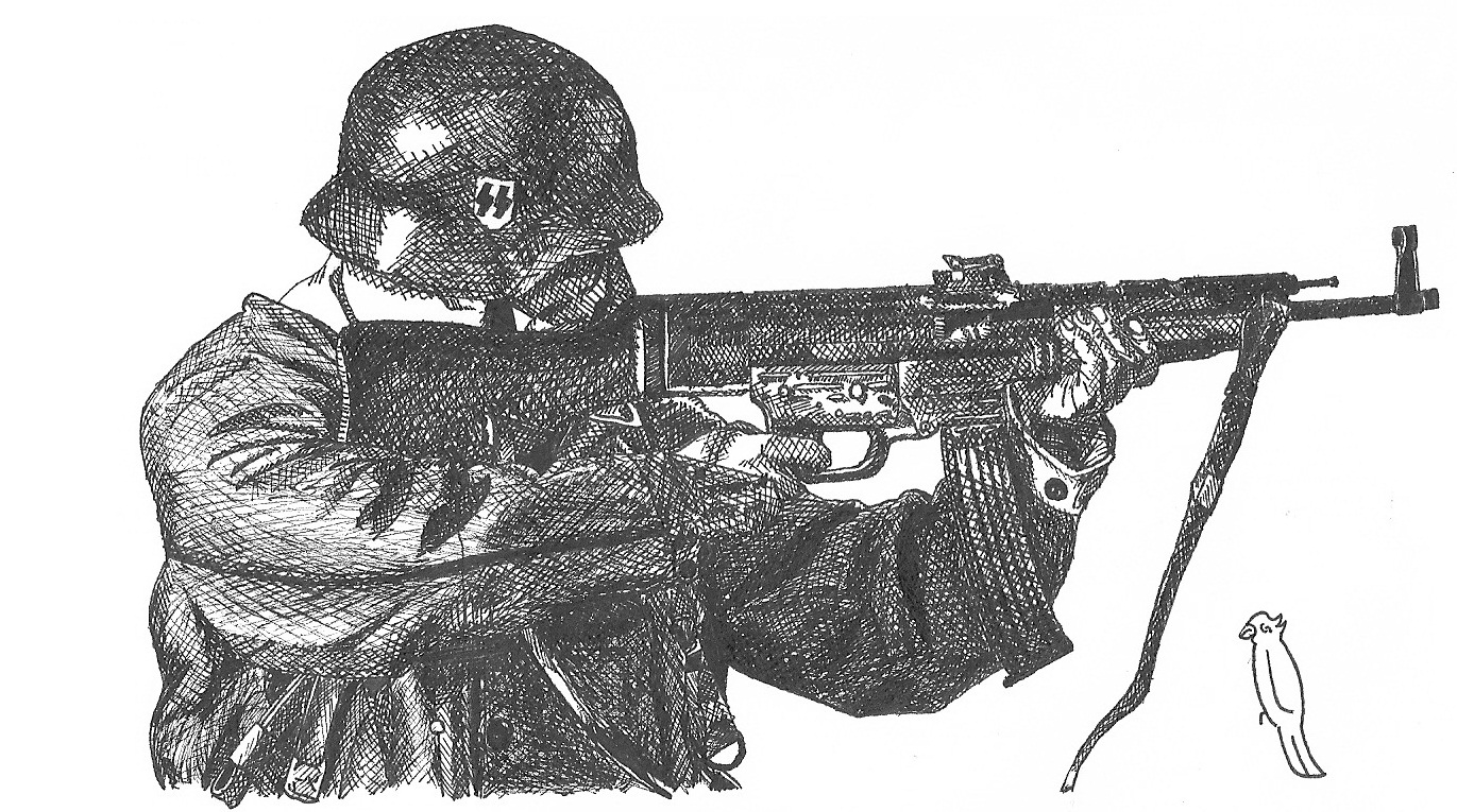 Солдат СС С STG 44