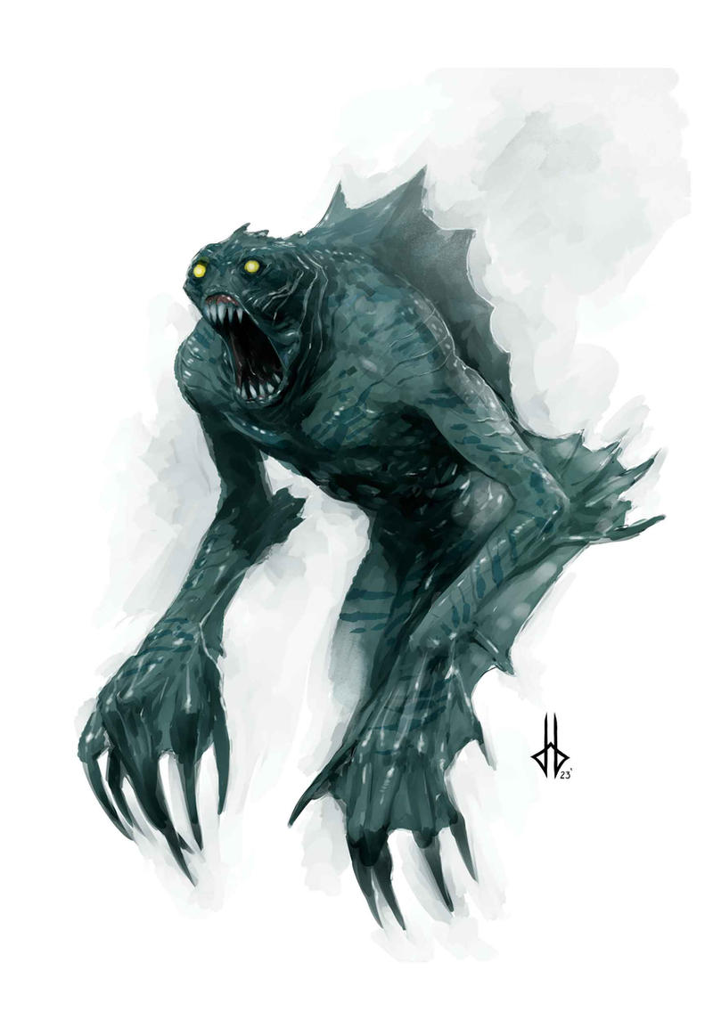 Deep One Face Deep One by Jagoba on DeviantArt