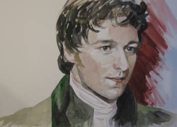 James McAvoy portrait in Becoming Jane