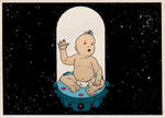 Space Baby by kylebice
