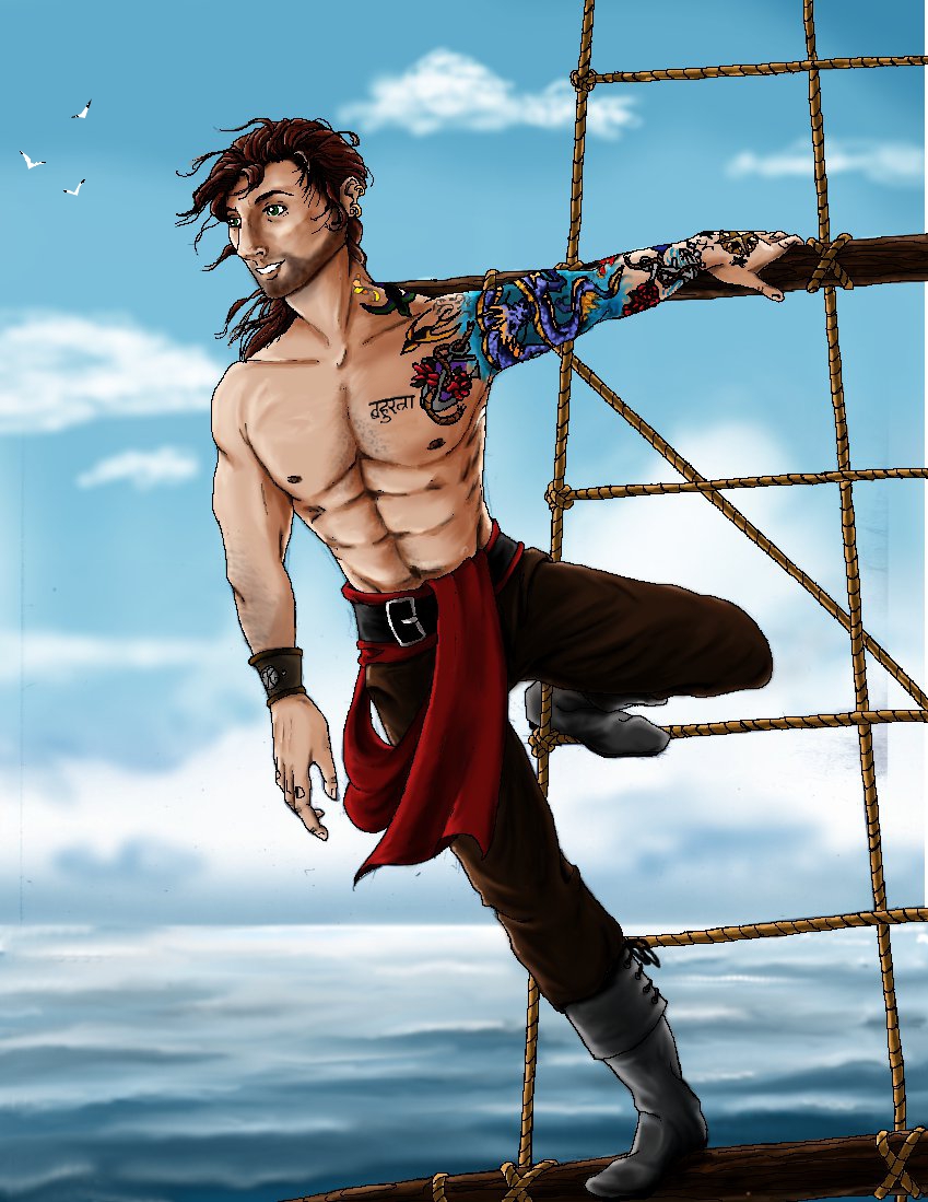 Pirate Pinup (2014 April Fanservice Day) by Styxxsardonyx