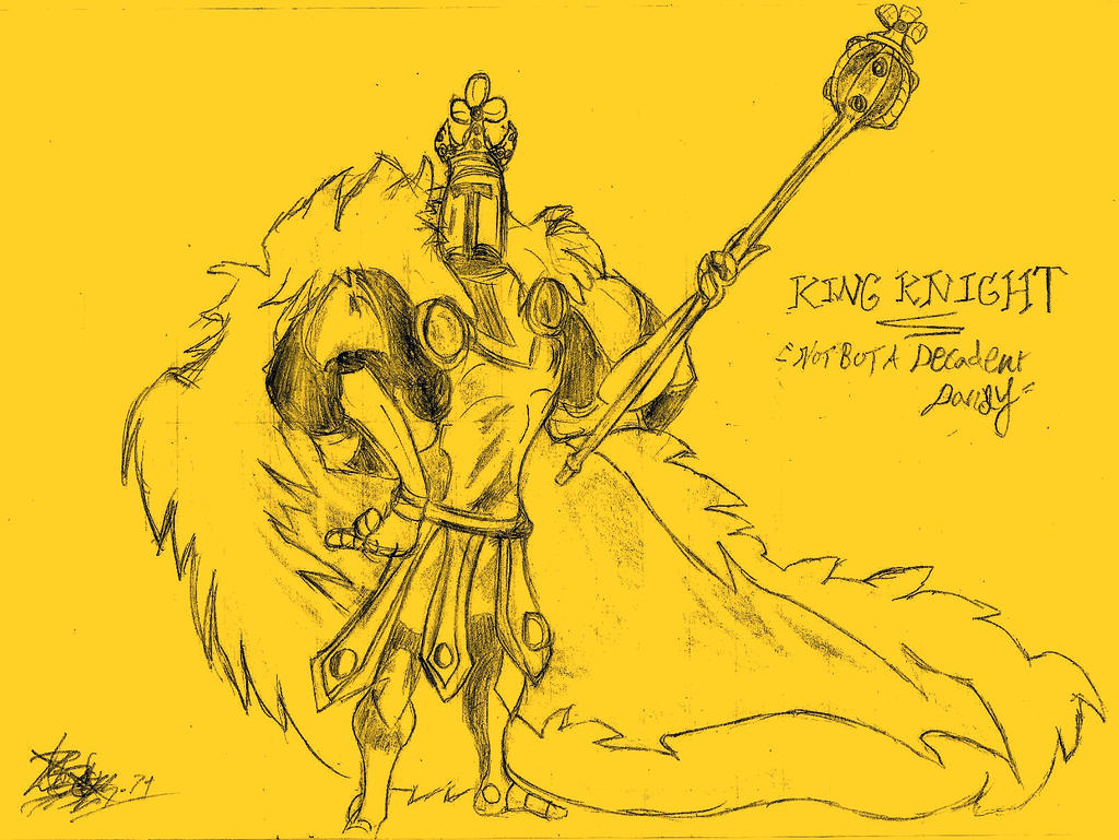 King knight (Shovel knight doodles)