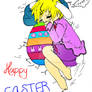 Happy Easter day 2013 Coloured Version