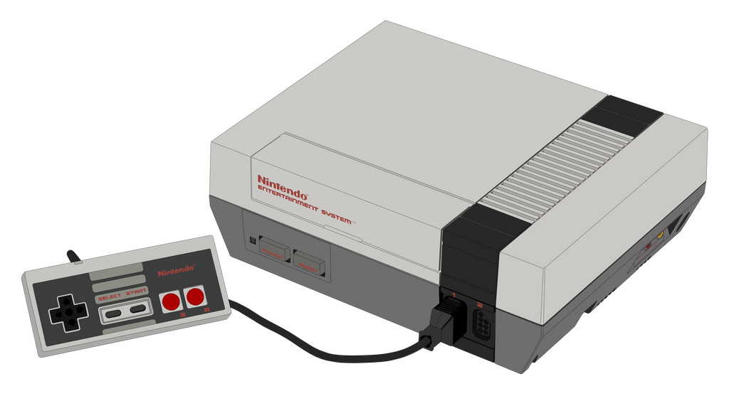 NES Console (drawing) by MrPlymouth1998 on DeviantArt