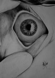 Fast drawing. Eye (Bic pen)