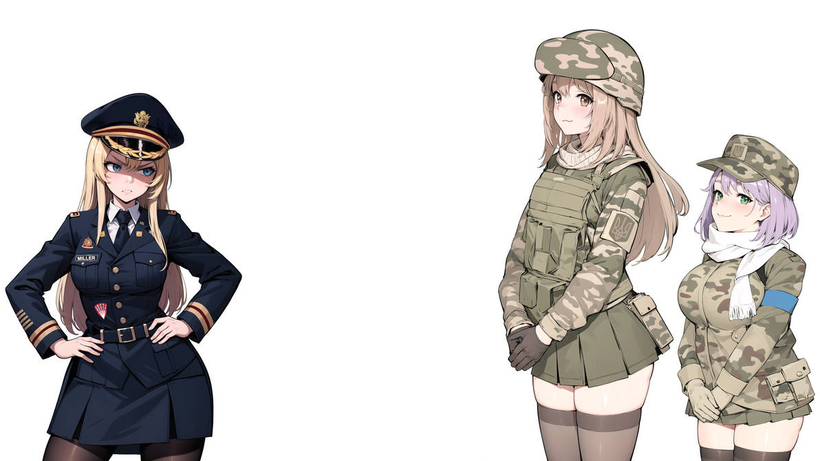 Deviantart Erb ERA-chan, ERB-chan, and Miller-san 1of2 by EdditEddict on DeviantArt