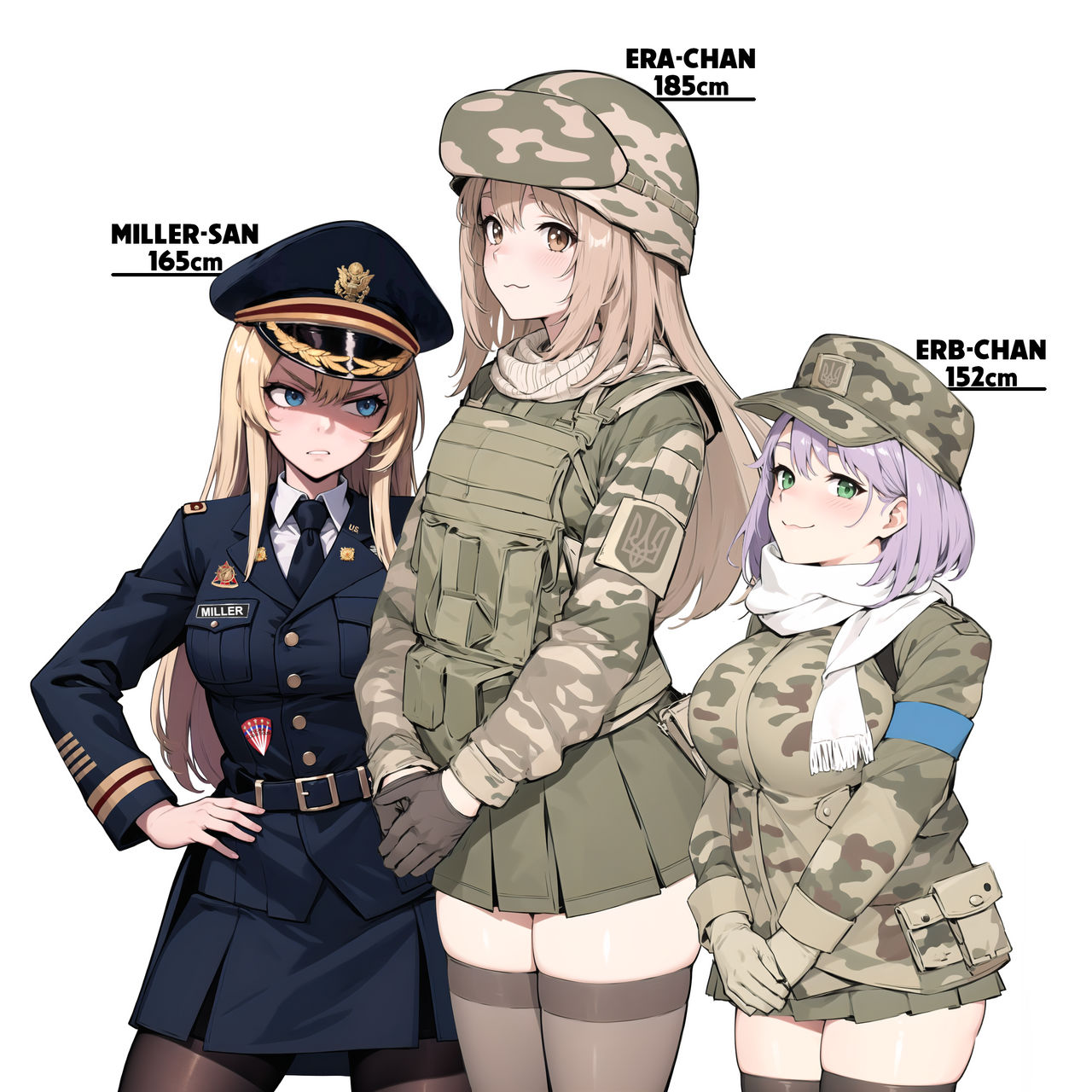Deviantart Erb ERA-chan, ERB-chan, and Miller-san 1of2 by EdditEddict on DeviantArt