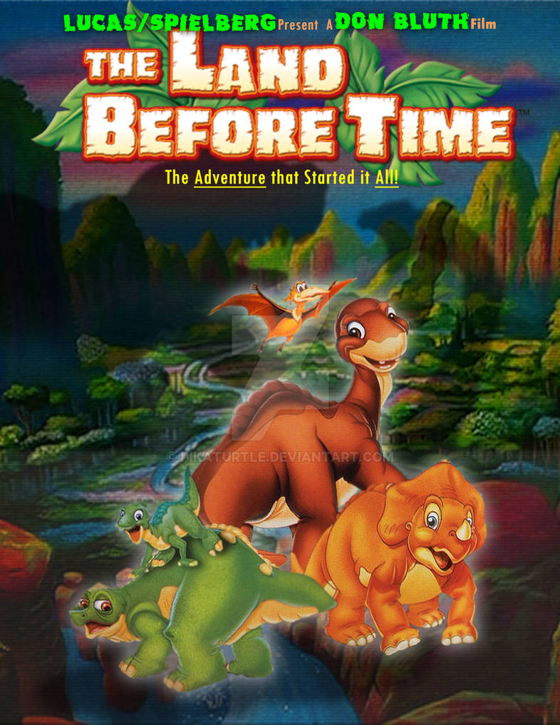 The Land Before Time Movie Poster Remake by Pikaturtle on DeviantArt