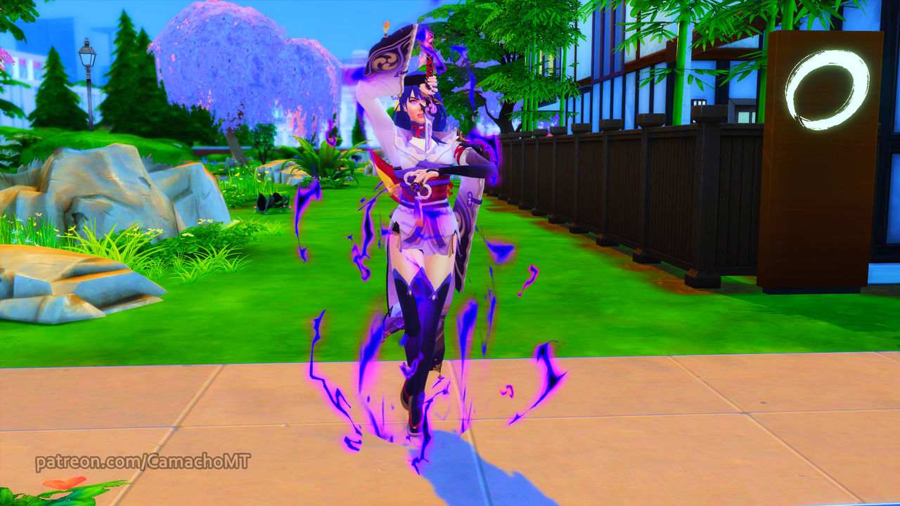 Shogun Raiden - Genshin Impact - Sims 4 by CamachoMT on DeviantArt