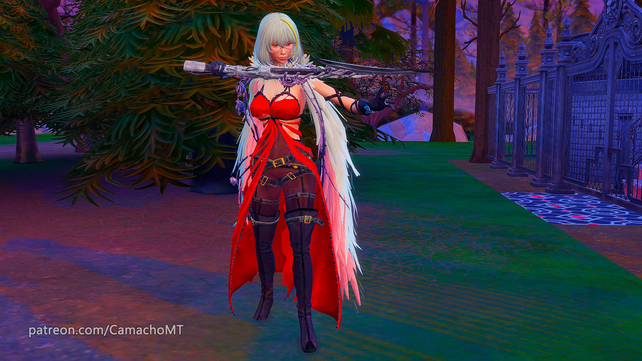 Eva Roux - Code Vein - Sims 4 by CamachoMT on DeviantArt