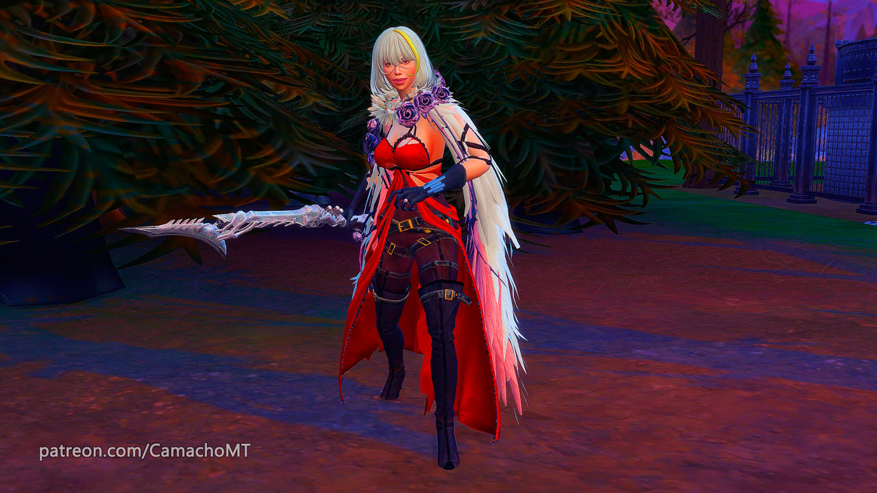 Eva Roux - Code Vein - Sims 4 by CamachoMT on DeviantArt