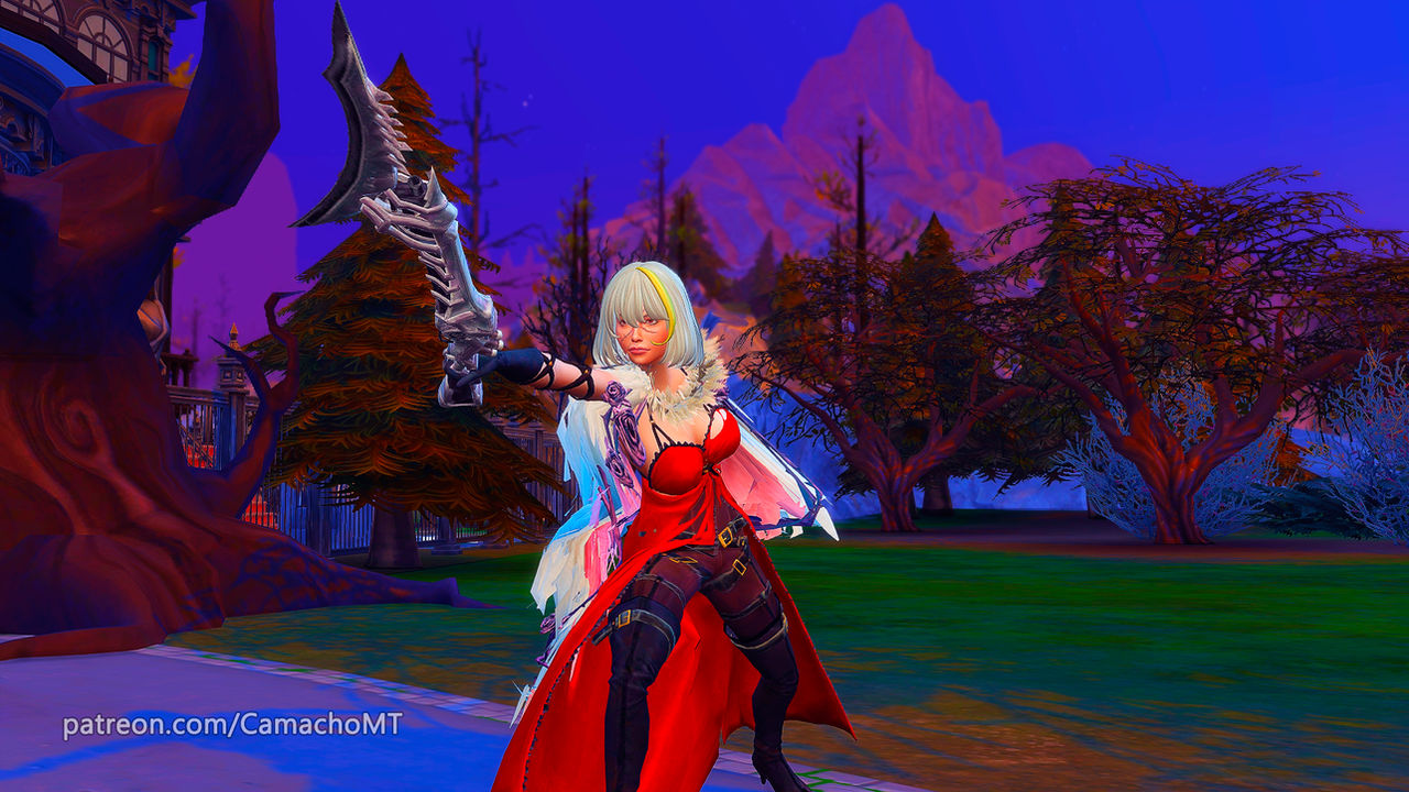 Eva Roux - Code Vein - Sims 4 by CamachoMT on DeviantArt