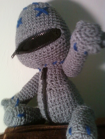 Sackboy the Gray - Amigurumi