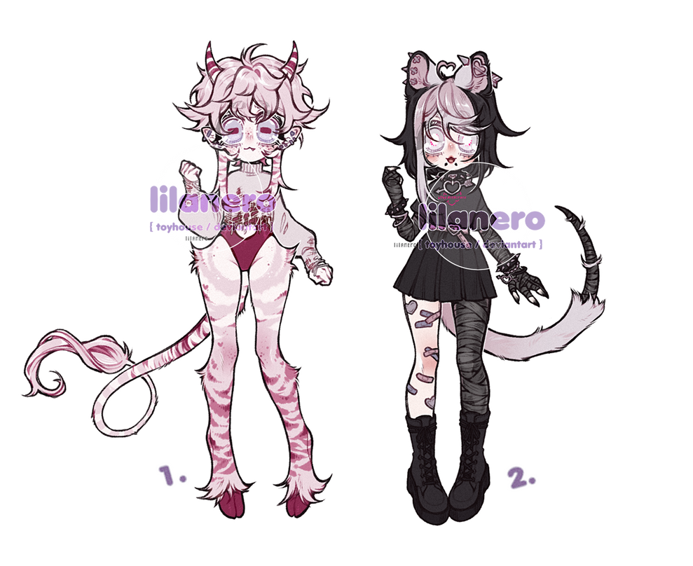 lovely adopt duo // closed by bunny-prince on DeviantArt