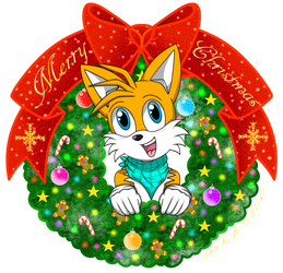 Christmas Wreath 2023 Tails