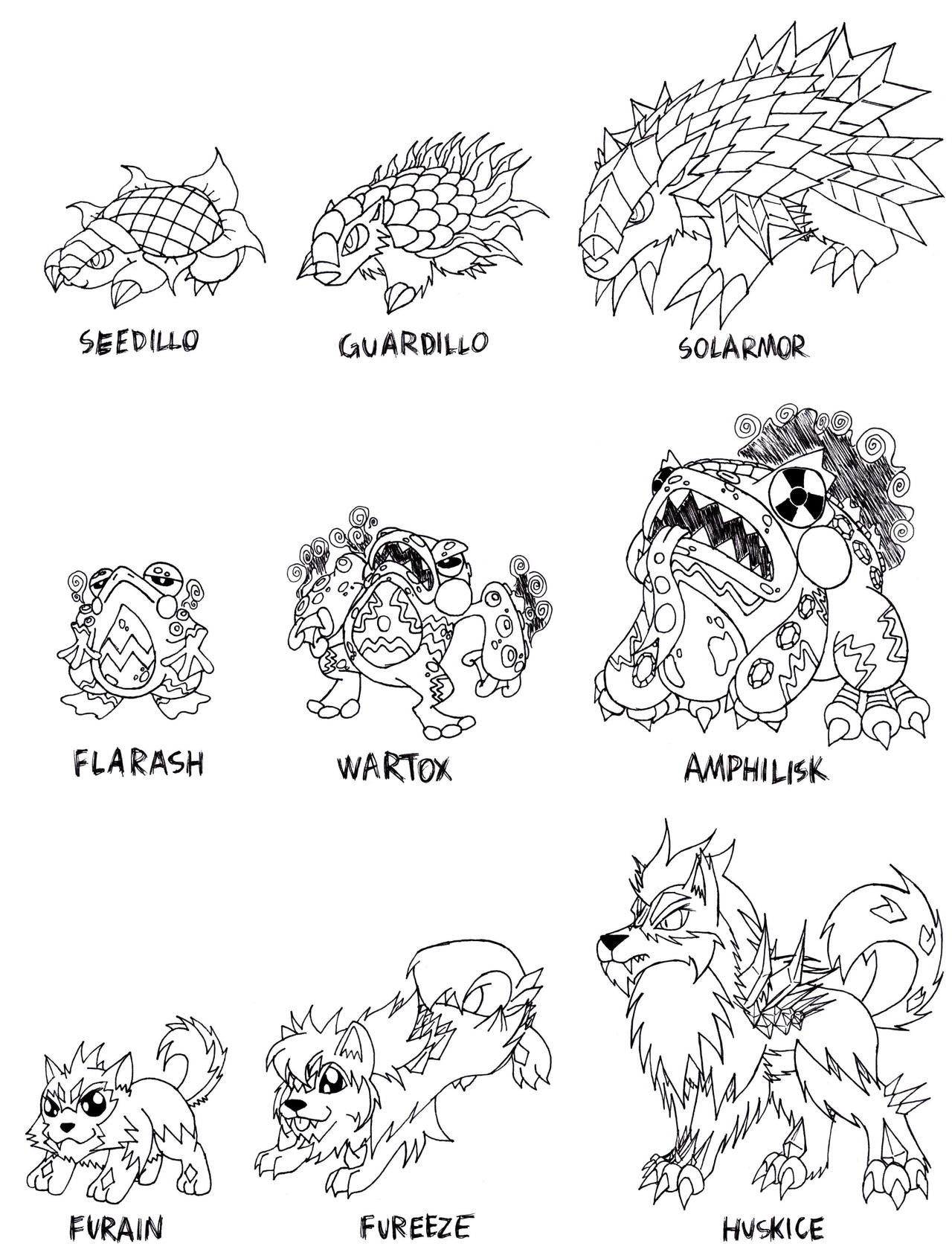 Contest Fakemon Starters