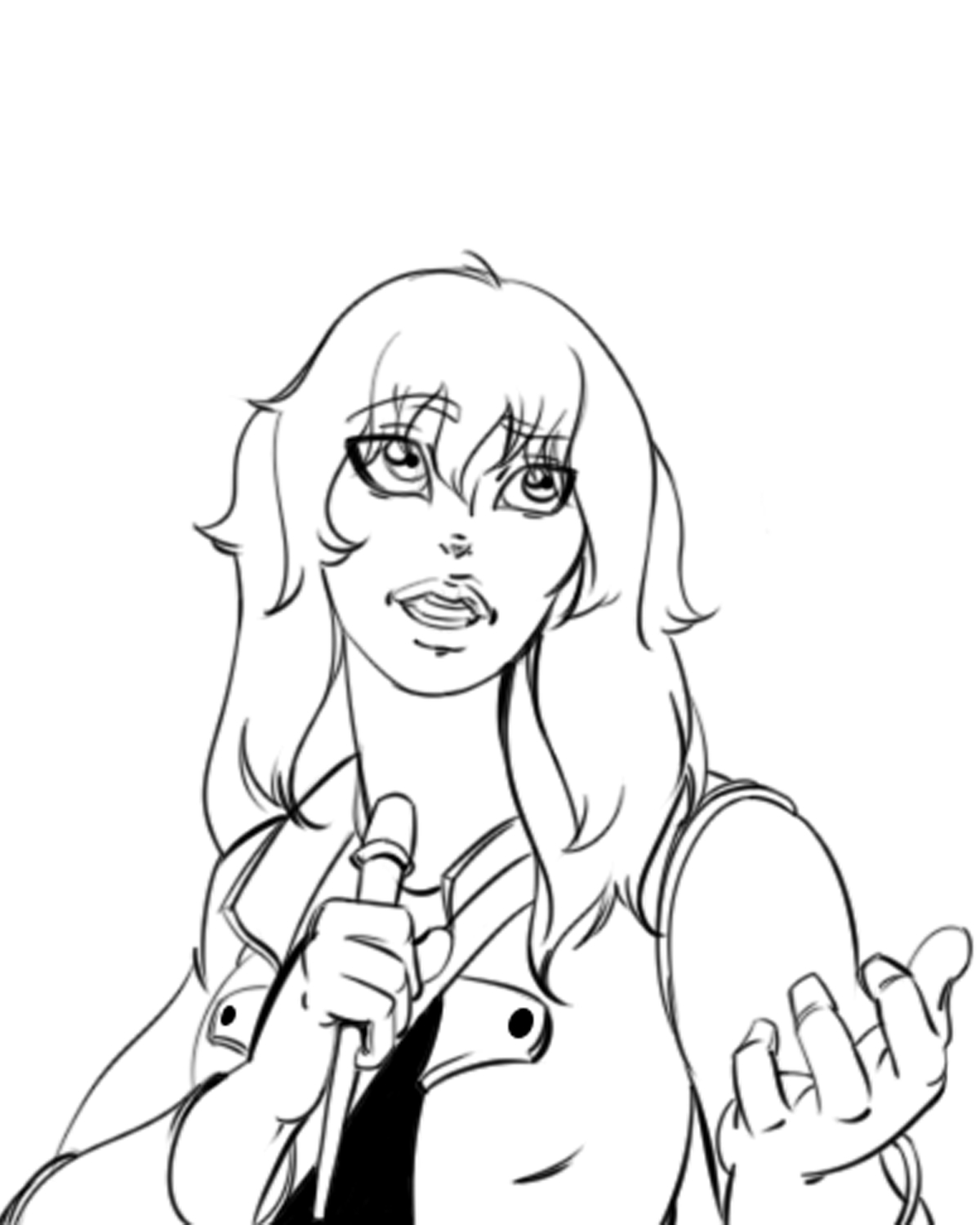 Angel re-draw (lines)