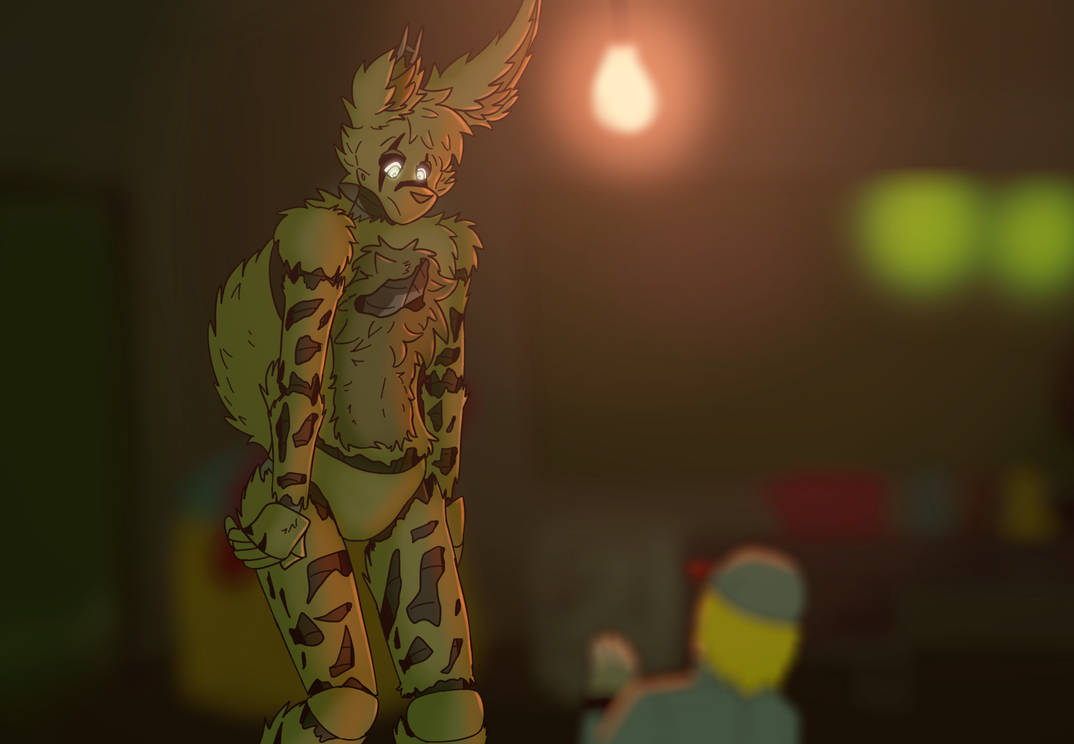 Spring Trap Confused Springtrap doesn't recognize you. by Clockwork-of-Chaos on DeviantArt