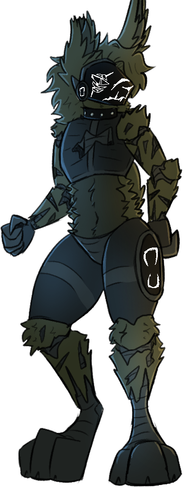 Protogen Springtrap again by Clockwork-of-Chaos on DeviantArt