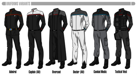Star Trek Online 'Odyssey' Uniform Variants