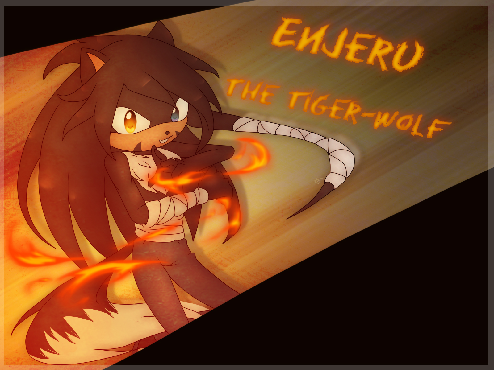 [Gift] Enjeru The Tiger-Wolf |HBD|