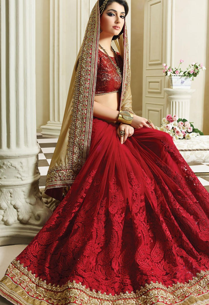 Designer Bridal Chaniya Choli for Wedding at Pagli by