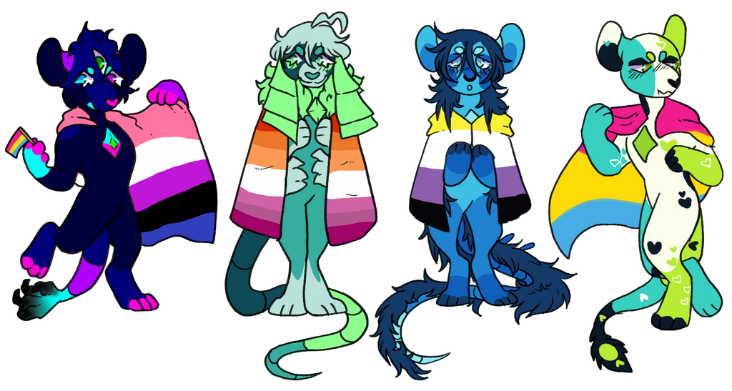 Deviantart Background Pride Flags Pride Flags by Kiincubus on DeviantArt