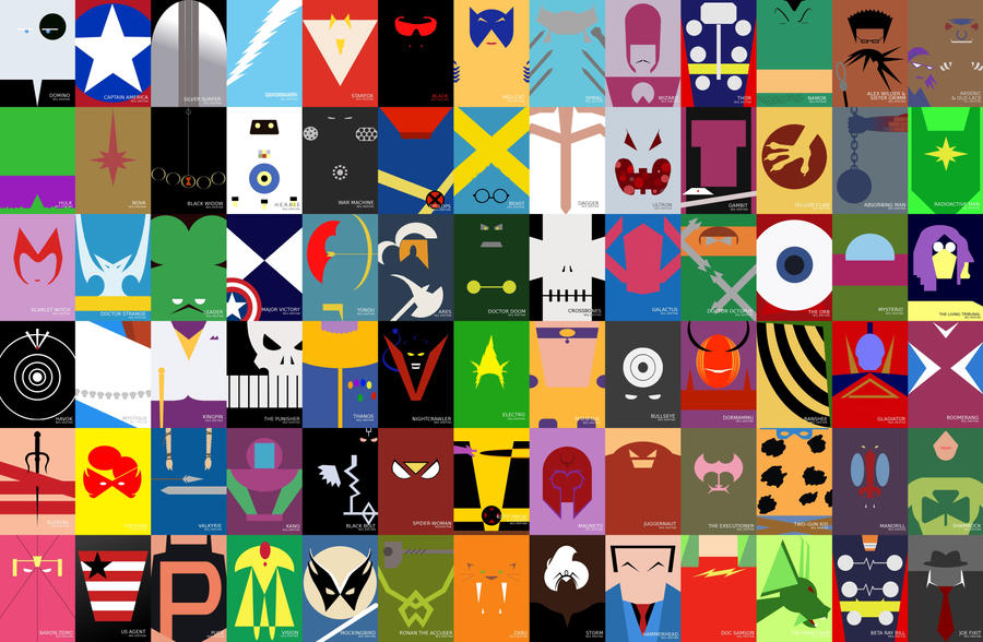 Marvel Minimalist Wallpaper by neilkristian on DeviantArt
