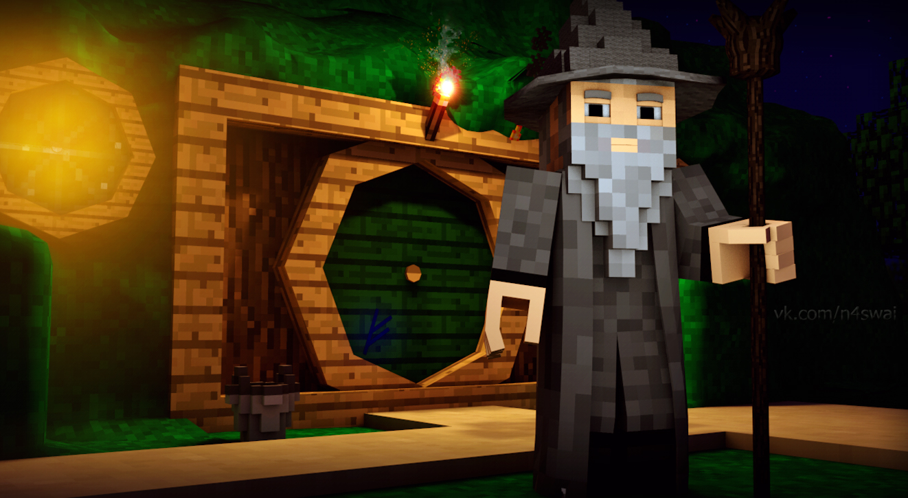 Gandalf in Minecraft