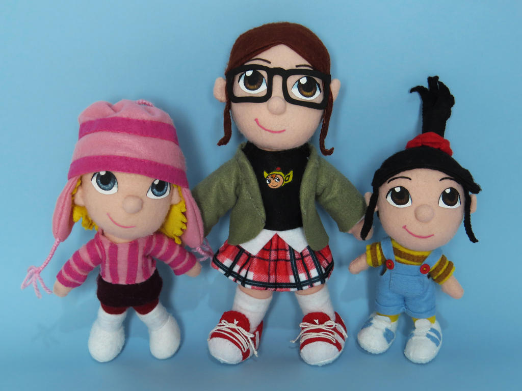 The girls - Margo, Edith and Agnes (Despicable me) by tstelles on DeviantAr...