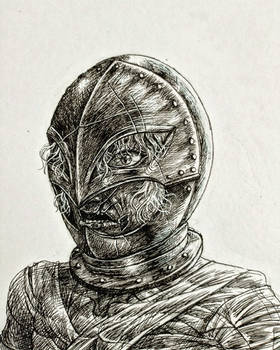 INKTOBER DAY 15: Helmet