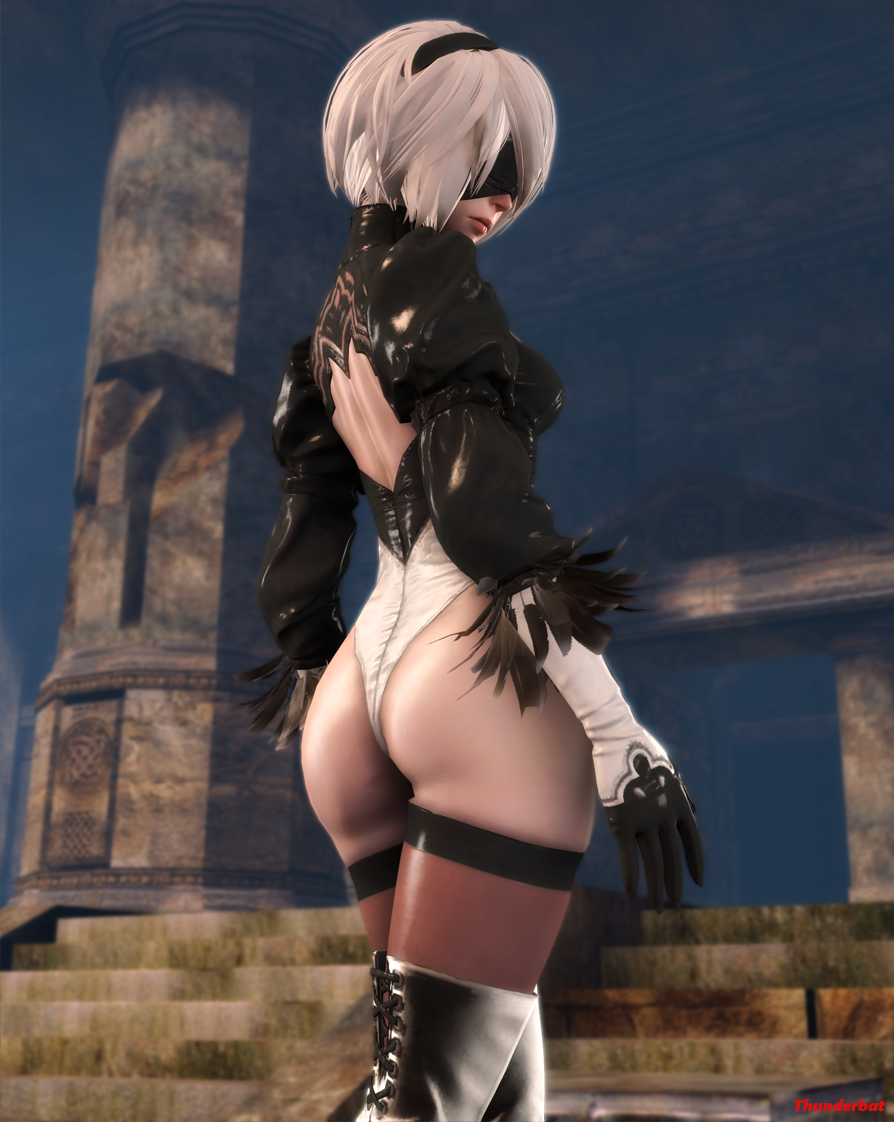 Automata 2b naked nier 2B Revealing