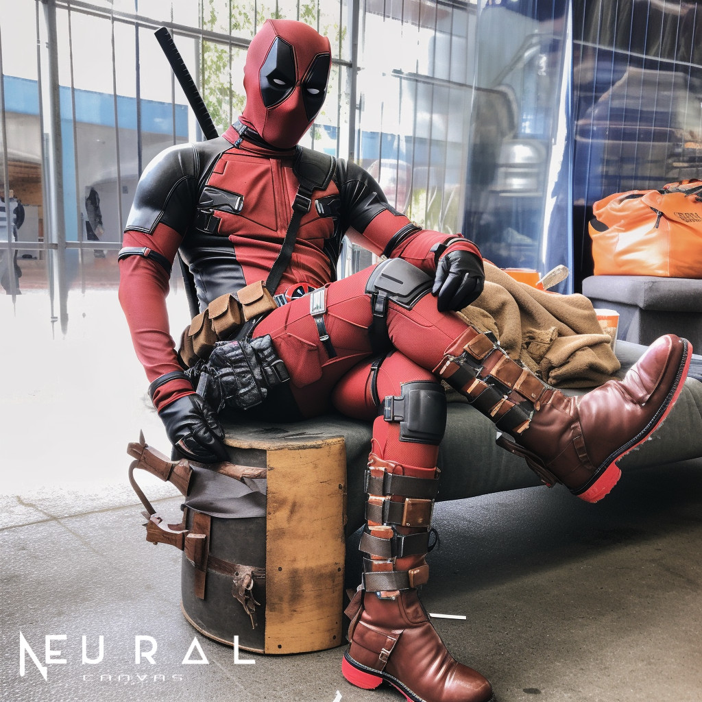 Deadpool Fake Image Deepfake Deadpool by NeuralCanvas on DeviantArt